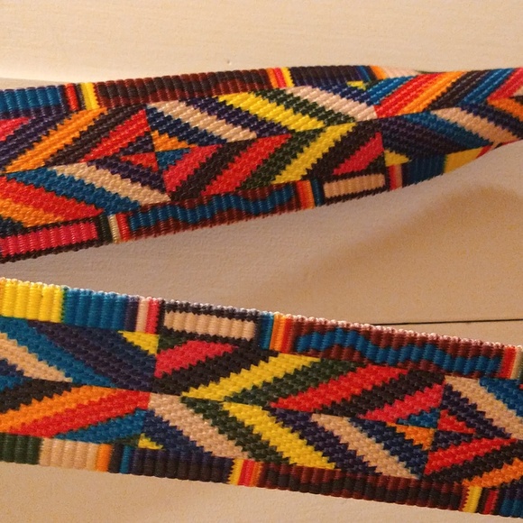 Orange studded shoulder bag with choice of two shoulder straps - Picture 8 of 10